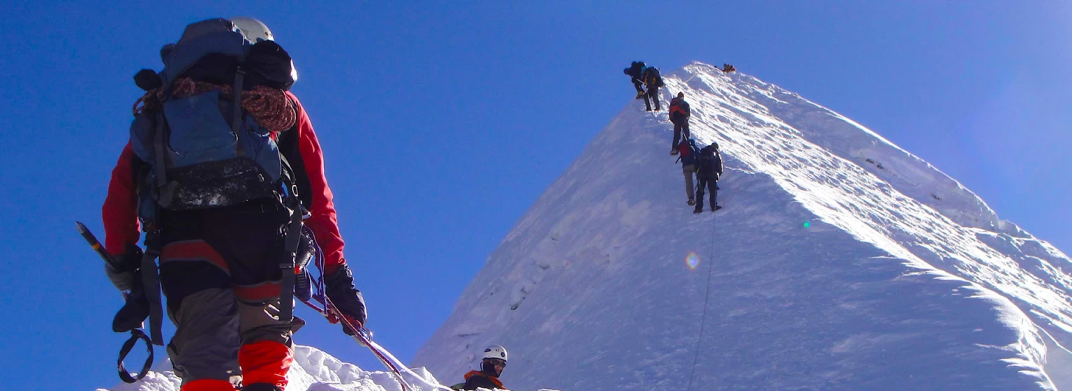 Island peak climbing