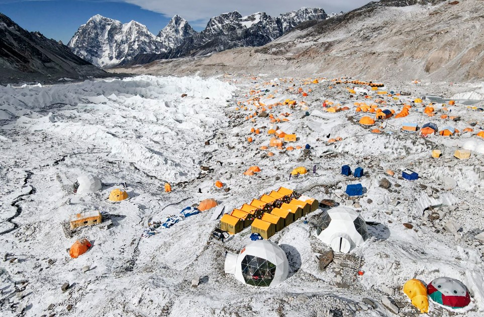 Camps at Everest Base Camp